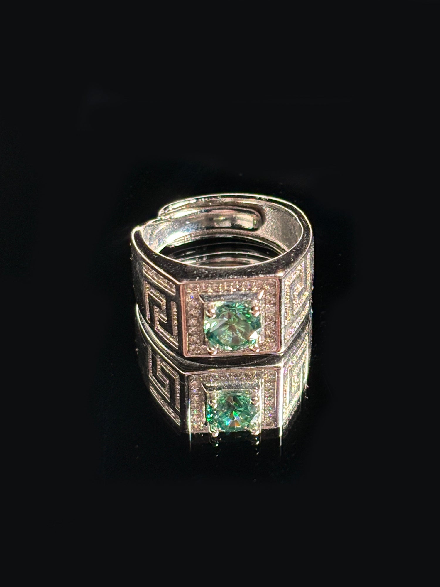 Green Topaz ring