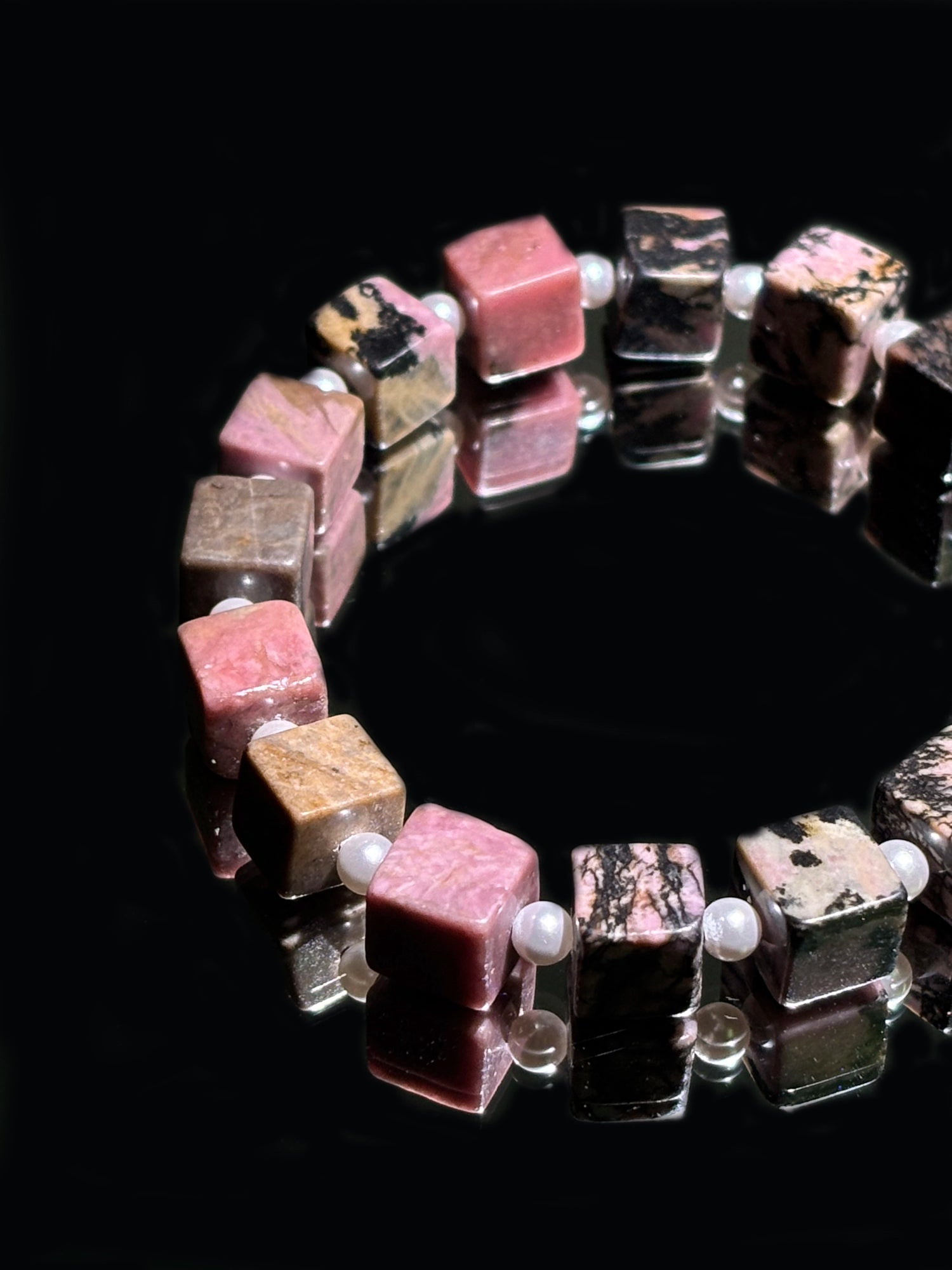 Rhodonite (Cube Shape)