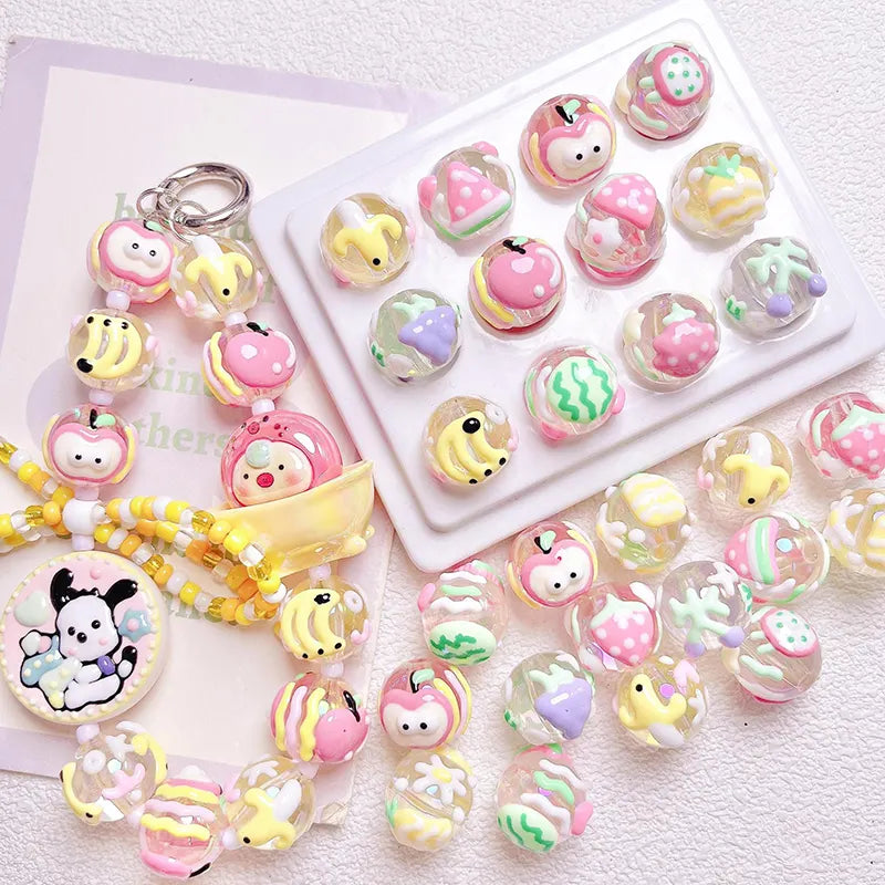 Luxury Acrylic Beads Lucky Bags for DIY-TikTok Live