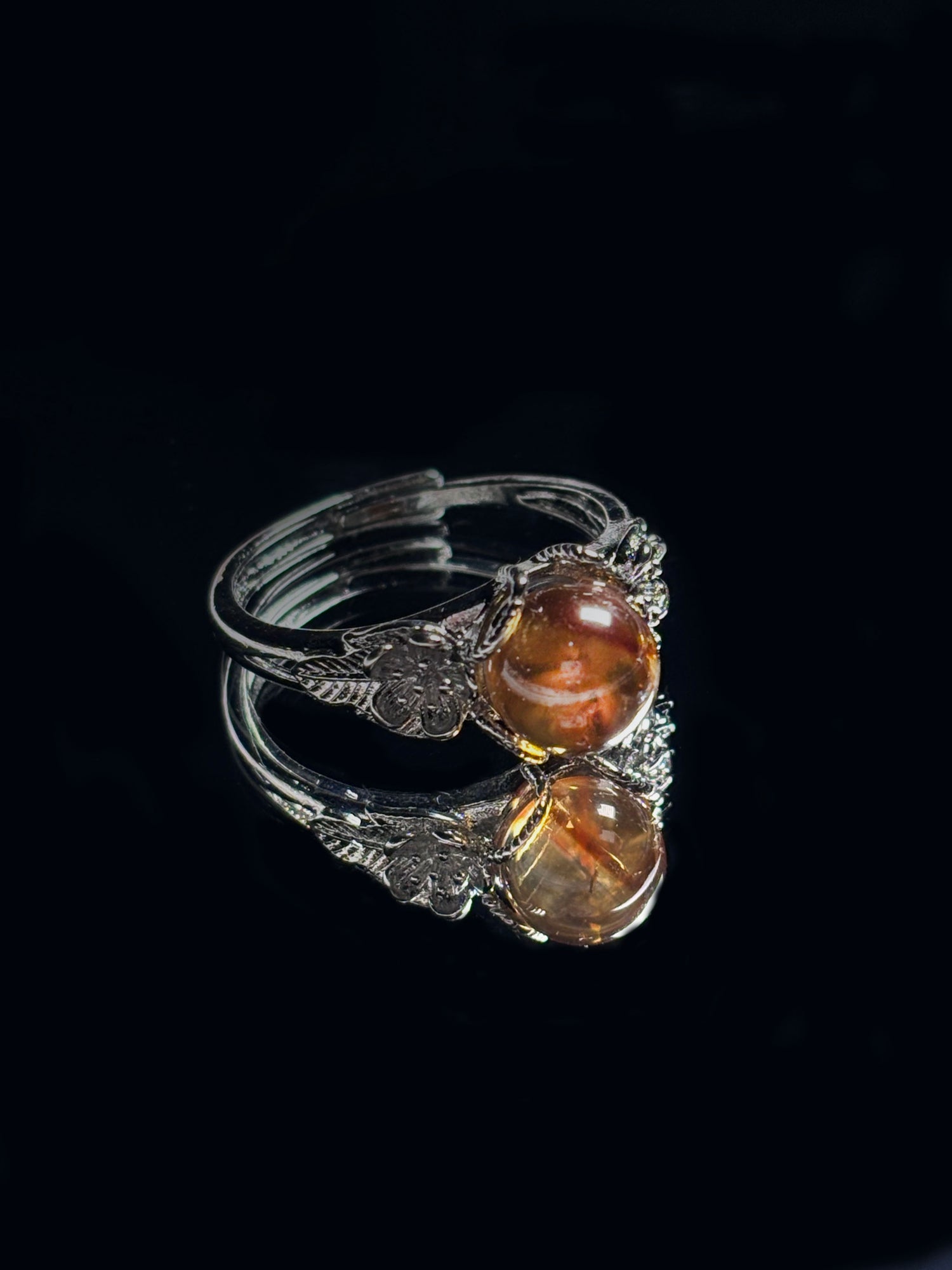 Citrine Angel Wing Ring
