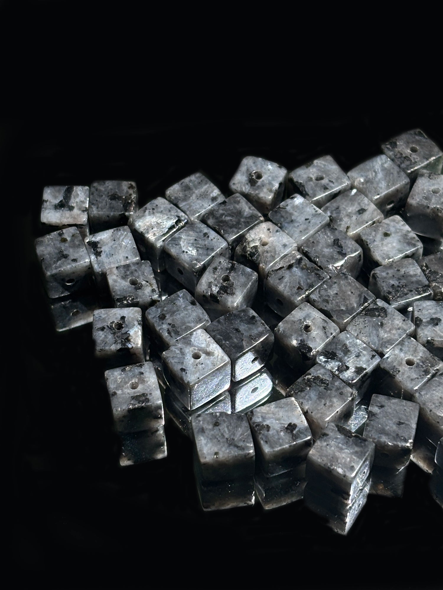 Black Moonstone (Cube Shape)