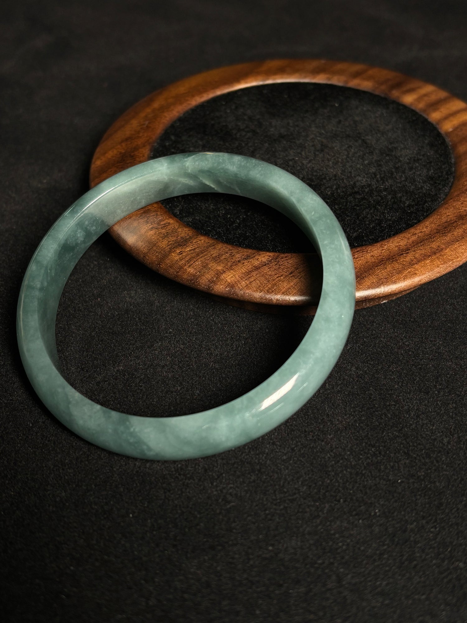 Blue Water Jade bangle