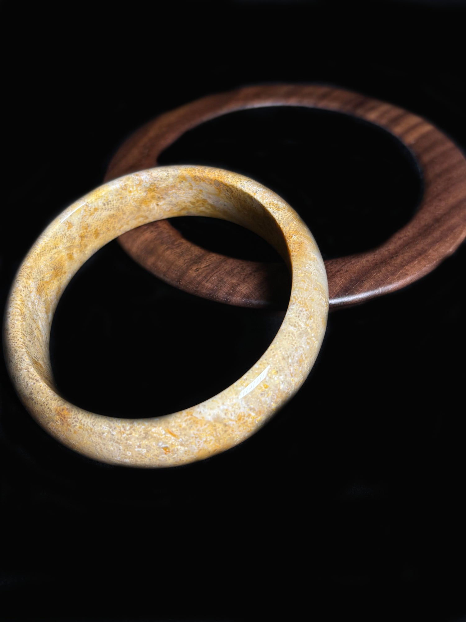 Chrysanthemum Stone Bangle