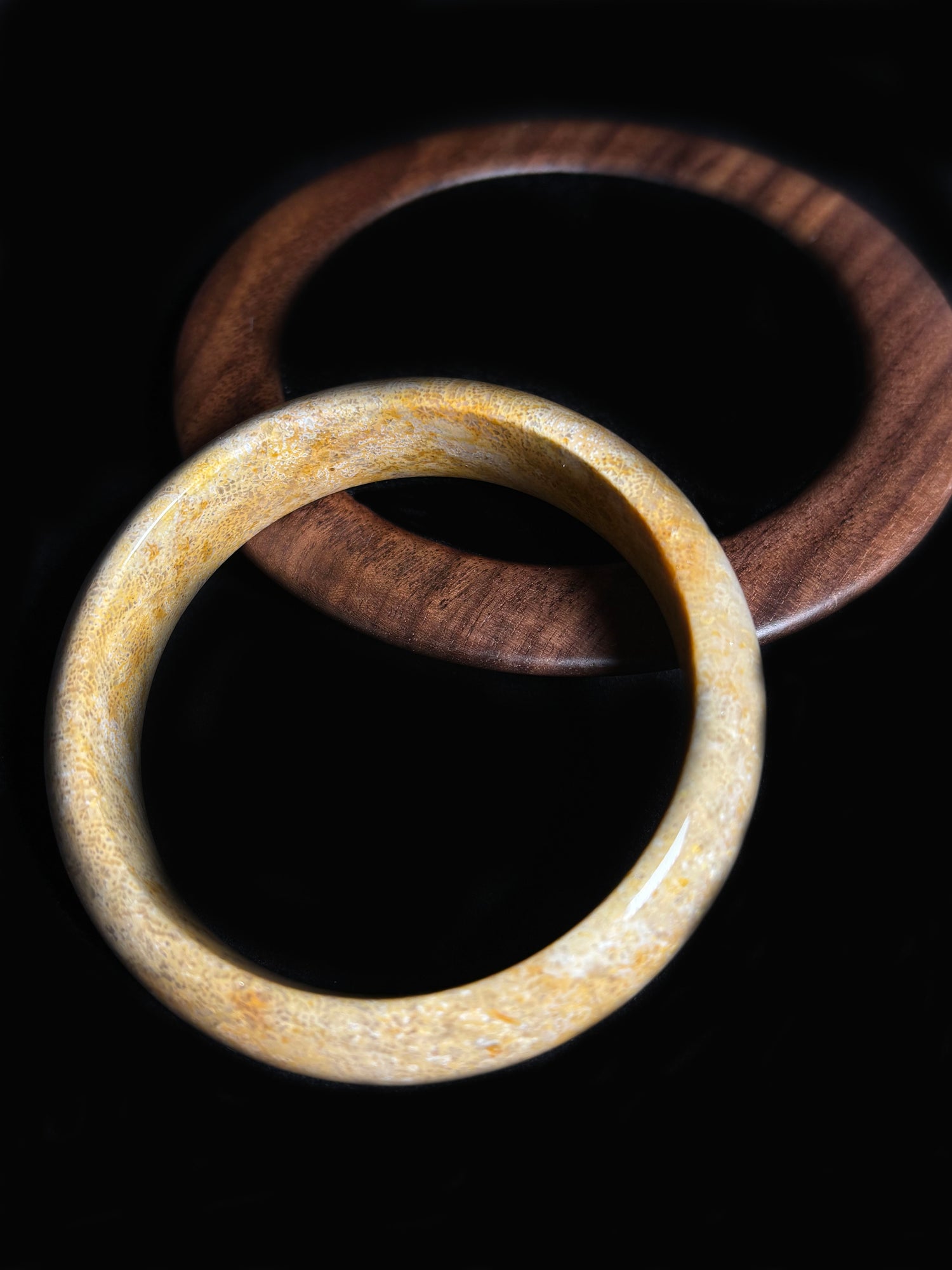 Chrysanthemum Stone Bangle