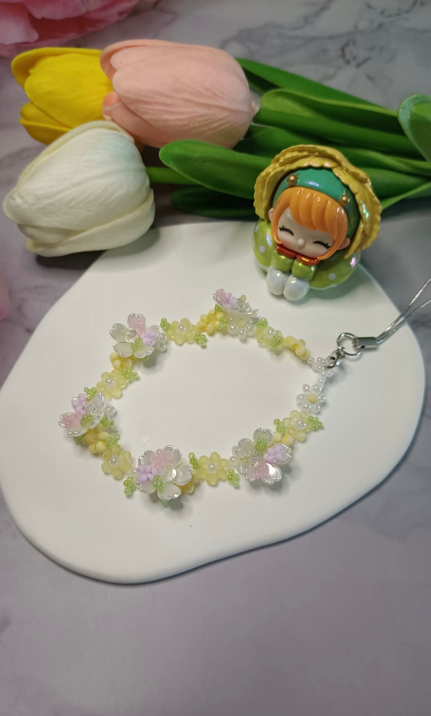 Glaze Flower Beads Lucky Bags for DIY-TikTok Live